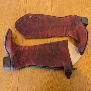 RARE RED STABL Freebird Boots size 6